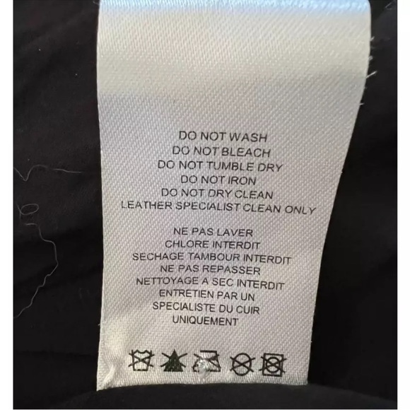 IRO (intermix) Women's Hana Leather Moto Jacket -blush pink- size 38 - Picture 8 of 8